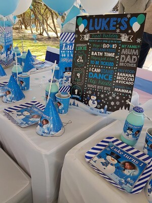 Kiddies Theme Parties offers personalized birthday party supplies and decor for sale.