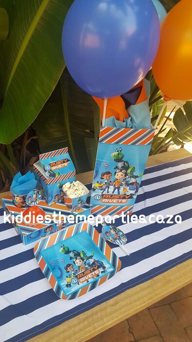 We are an events and party planning company specialising in custom made Rusty Rivets party supplies.