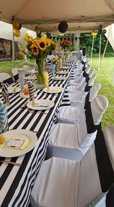 Hiring tables and chairs for party sale