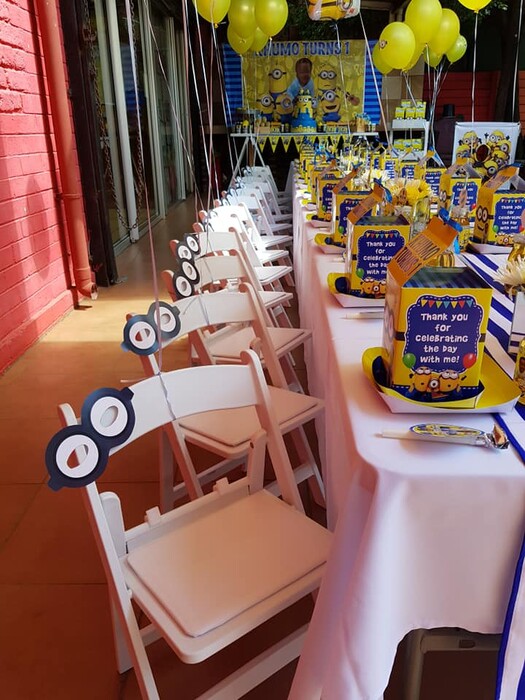 Kiddies Theme Parties offers personalized birthday party supplies and decor for sale.