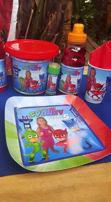 Kiddies Theme Parties offers complete PJ Masks party packages so you don't have to worry about a thing