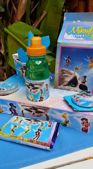 Kiddies Theme Parties offers personalized Tinkerbell & the Neverbeast party supplies and decor for sale.