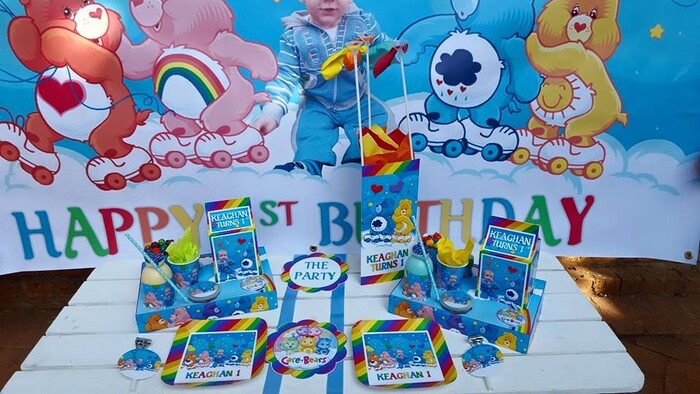 Care Bears First Birthday Party  Care bear birthday, Care bears birthday  party, Bear birthday party