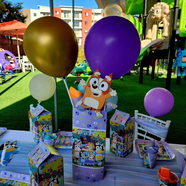 Kiddies Theme Parties offers personalized birthday party supplies and decor for sale.