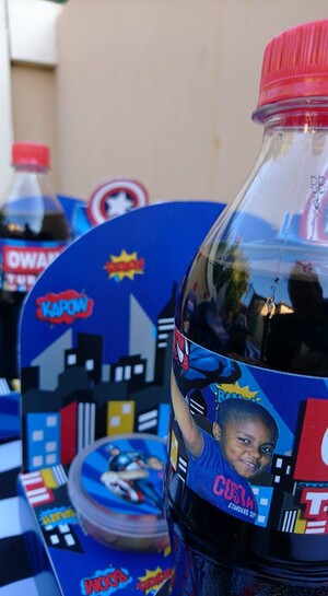 We make Avengers party supplies for boys and girls and deliver.