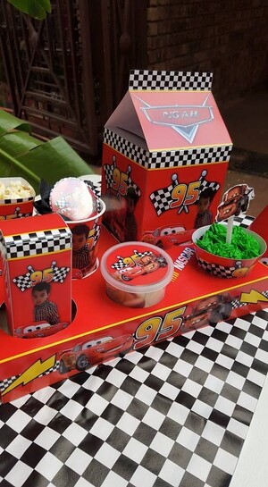 We make birthday party decor for popular themes such as Disney Cars, Doc Mcstuffins, Ferrari and more.