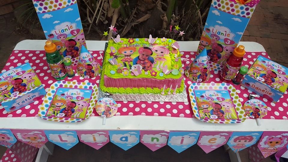 Lalaloopsy Party Supplies for Lianie's 3rd Birthday