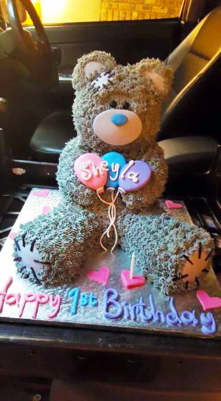 Tatty Teddy party decor for a first birthday party