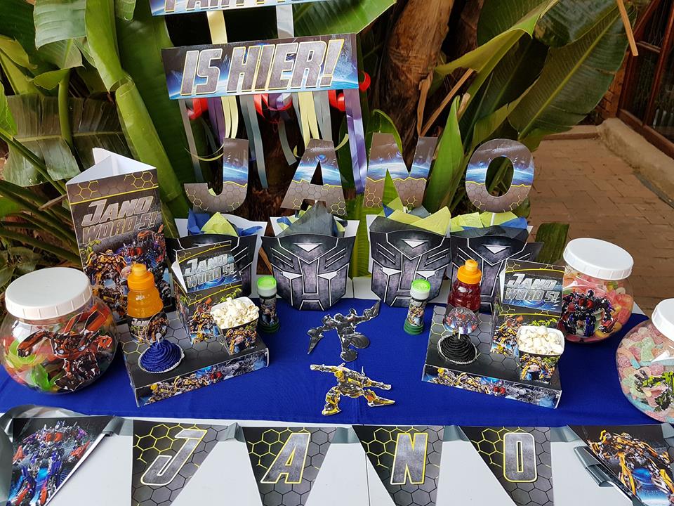 Transformers Party  Supplies  Decor  Gauteng Pretoria  